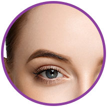 Botox fillers shape & lifts brow
