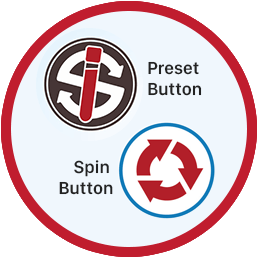 Step 3 - preset and spin diagram