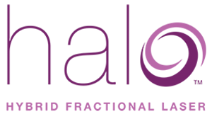 Halo fractional laser logo